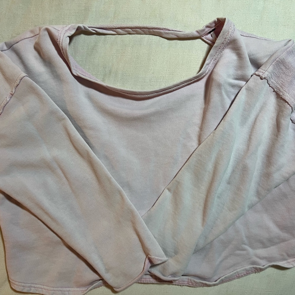 Free People Soft Pink Knit Top